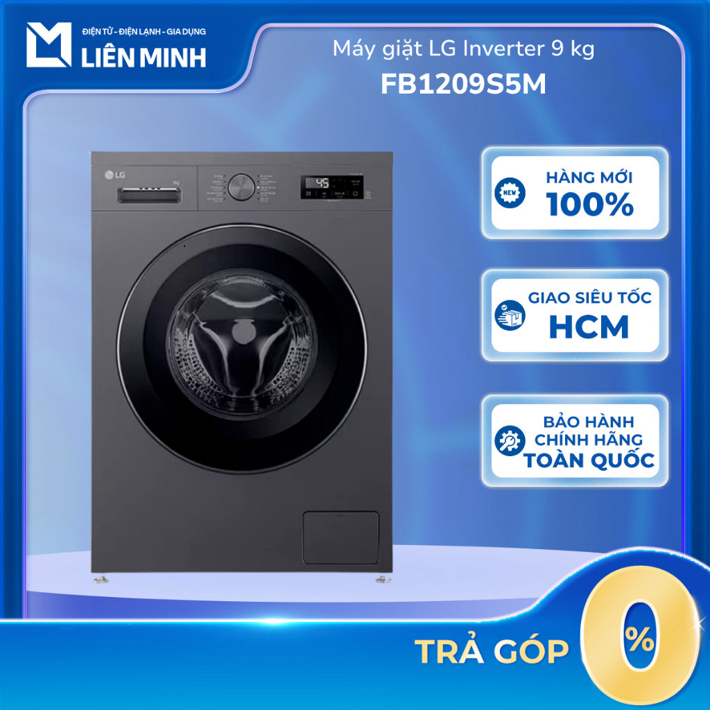 CH  FB1209S5M | FB1209S6M - Máy Giặt Lồng Ngang LG AI DD™ Inverter 9Kg [Giao Toàn Quốc] ]