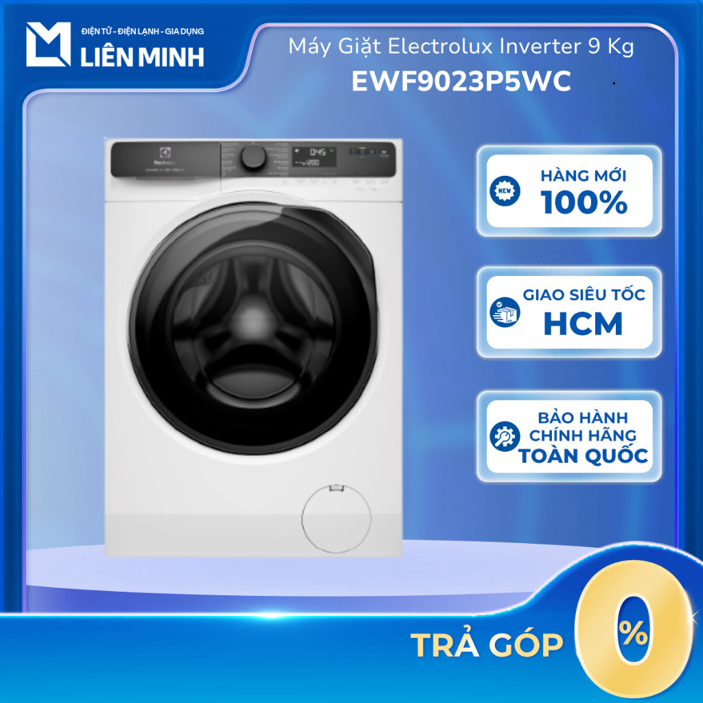 CH  EWF9023P5SC / EWF9023P5WC Máy Giặt Electrolux Inverter 9 Kg [Giao Toàn Quốc] ]