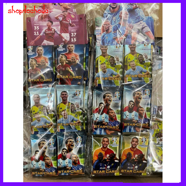 Bộ Thẻ Bài Cầu Thủ Bóng Đá Loại Đẹp 36 pack / 288 thẻ