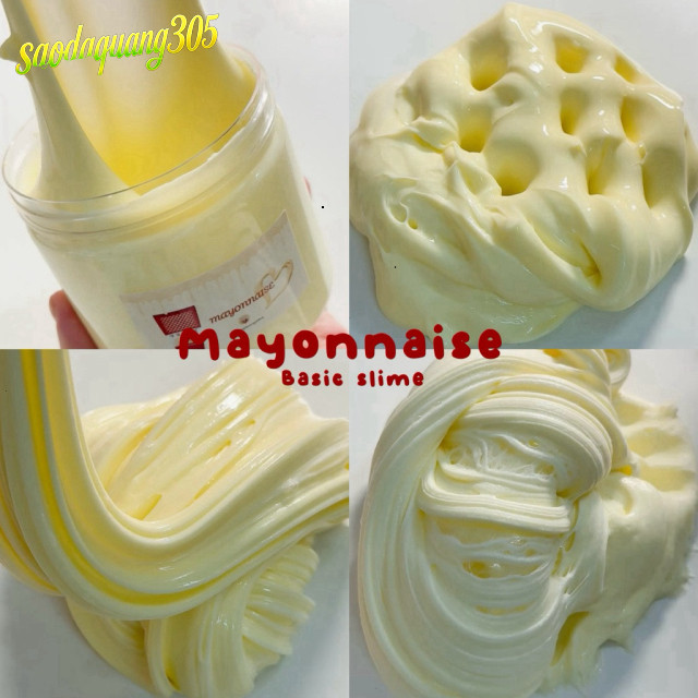 Basic Slime / Slime “ Xốt Mayonnaise “ / Slime Cơ Bản, Slime Bóng / Slime Haphuonganhuy