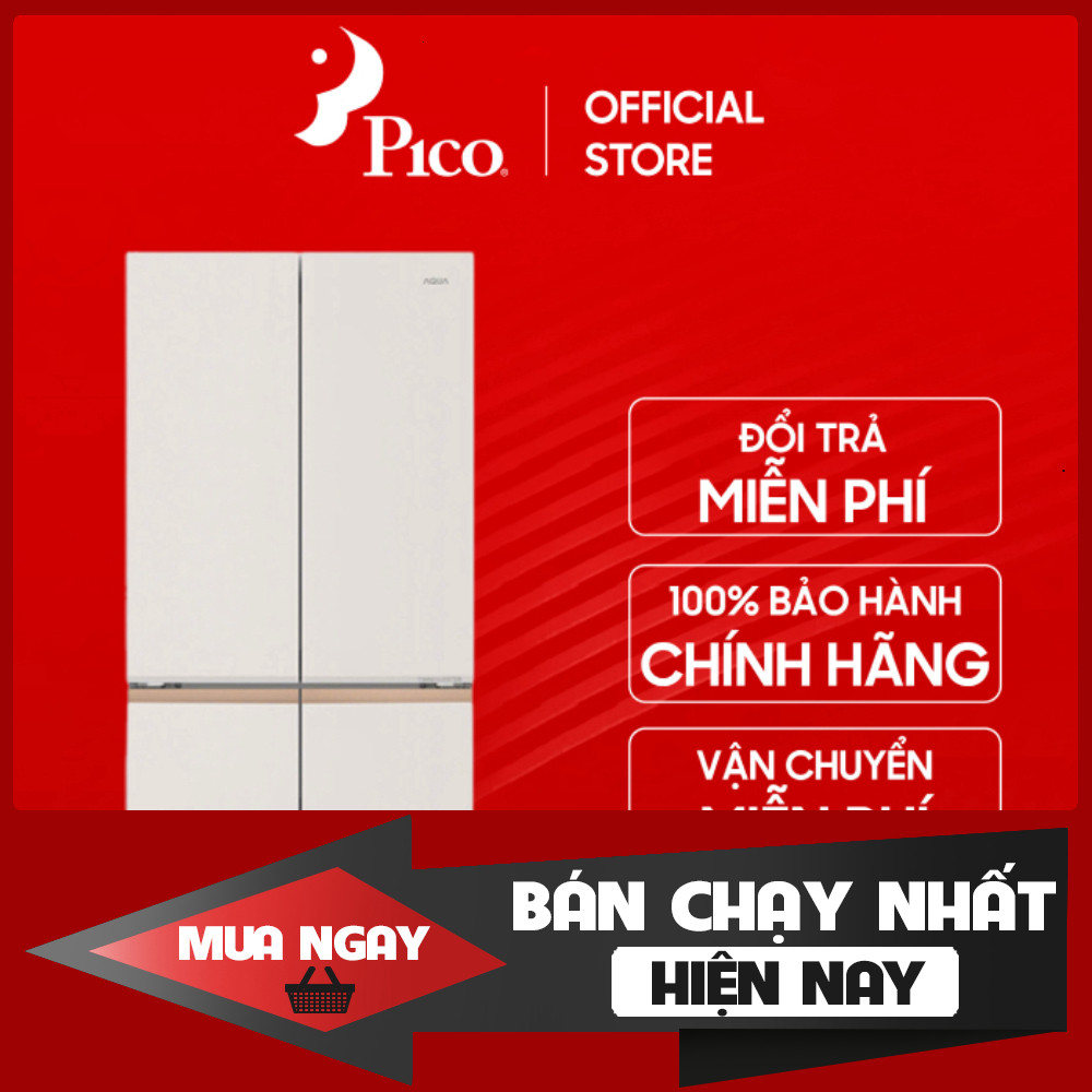 Tủ Lạnh Aqua AQR-MA585XA 512 lít 5 cửa Gương Bảo Hành 24 Tháng