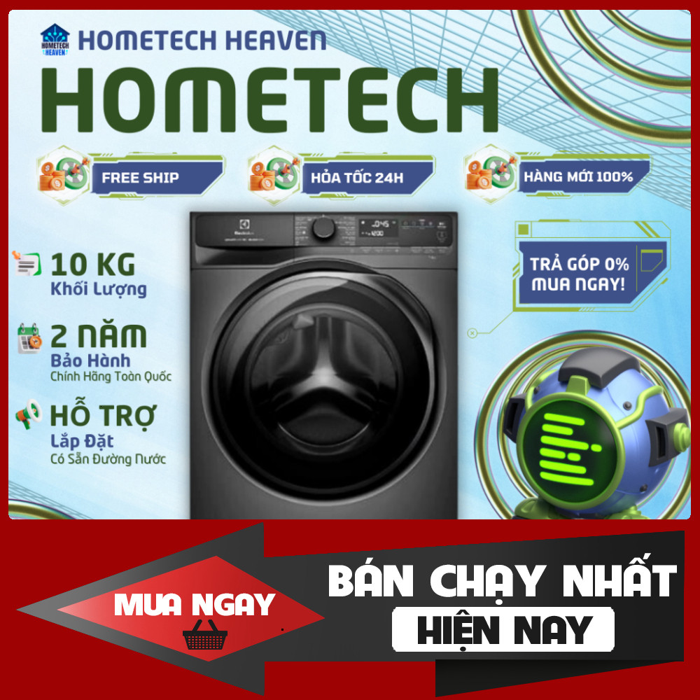 [GIAO LẮP MIỄN PHÍ] EWF1043R7SC - Máy giặt Electrolux UltimateCare 700 Inverter 10 kg EWF1043R7SC - 