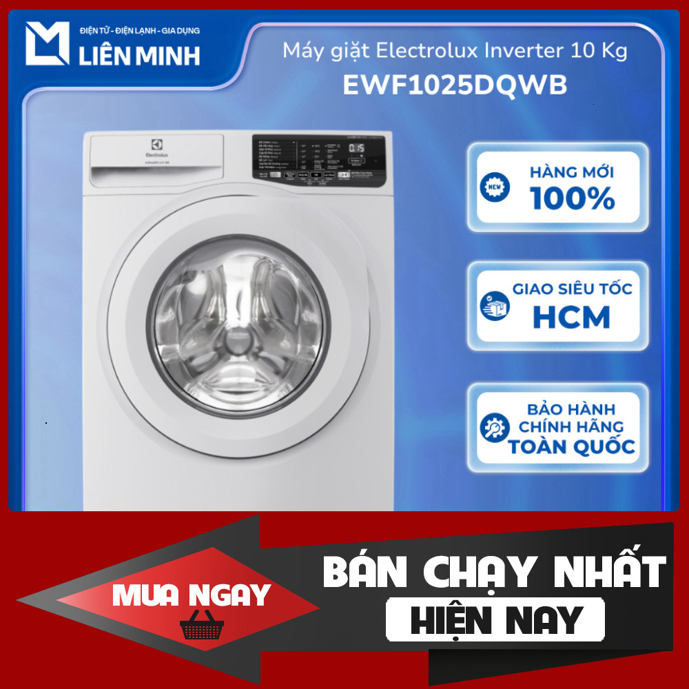 EWF1025DQWB (10KG) / EWF9025DQWB (9KG) - Máy Giặt Electrolux UltimateCare 100 Inverter [SHIP 0Đ HCM]