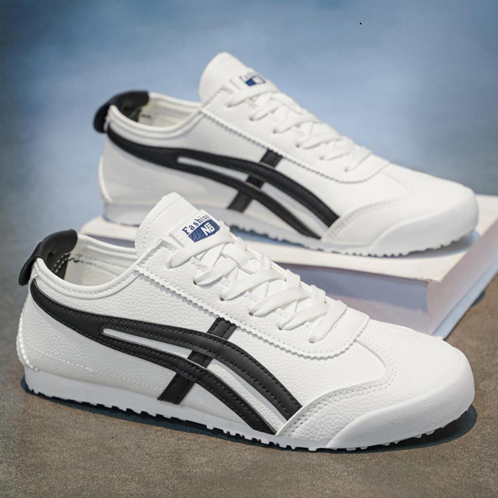 Giày sneaker nam LAKINTA giày thể thao nam đế cao su nguyên khối LKT19
