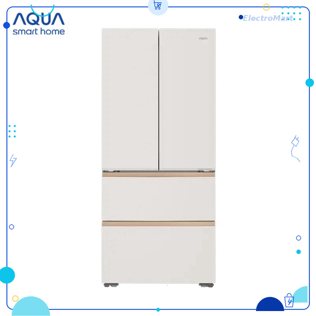 AQR-MA590XA(MC)U1 - Tủ lạnh Aqua Inverter 515 lít làm đá tự động chính hãng
