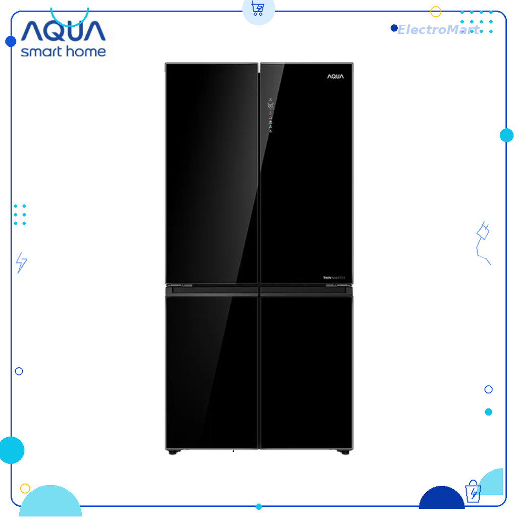 AQR-M727XA(GB)U1 - Tủ lạnh Aqua Inverter 660 lít Multi Door chính hãng