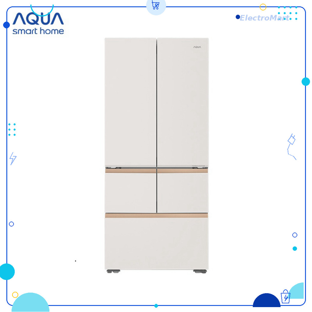 AQR-MA585XA(MC)U1 - Tủ lạnh Aqua Inverter 512 lít làm đá tự động chính hãng