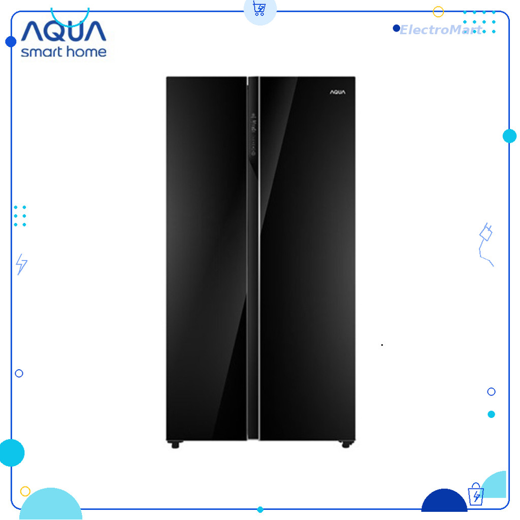 AQR-IG696FS(GB) - Tủ lạnh Aqua Inverter 602 lít Side By Side chính hãng