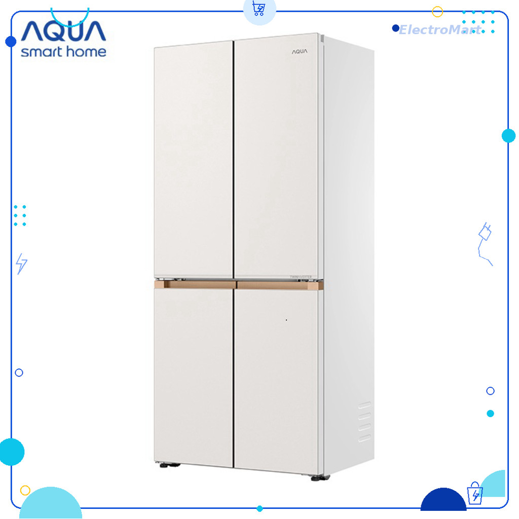 AQR-MA580XA(MC)U1 - Tủ lạnh Aqua Inverter 508 lít làm đá tự động chính hãng