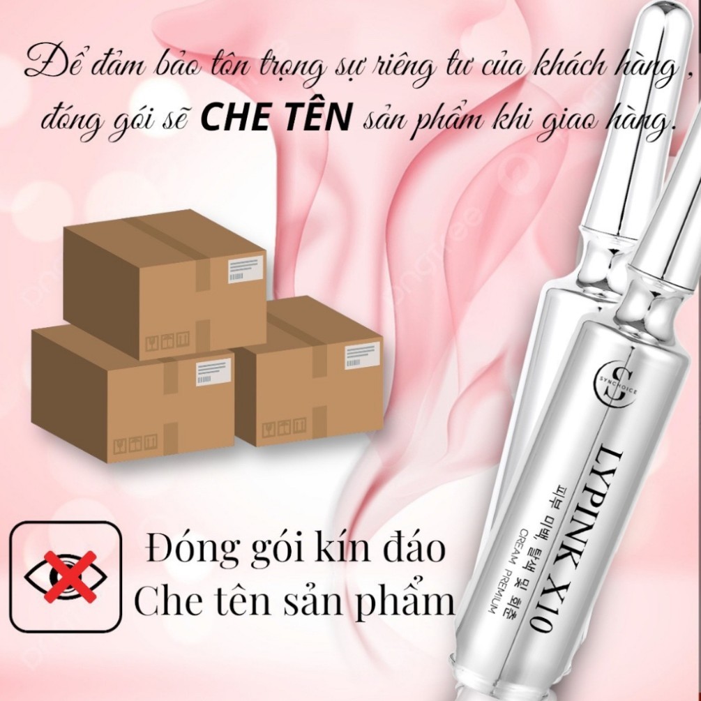 Lypink X10 Kem Làm Sáng Hồng Nhũ Hoa Vùng Kín Nippink Cream hiệu quả sau 7 ngày