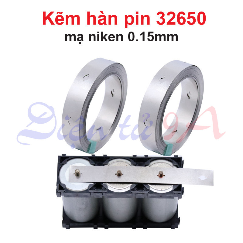 Kẽm hàn pin 32650 mạ niken 0.15mm