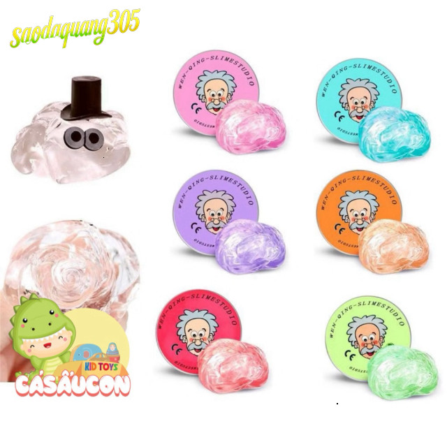 Slime nhựa dẻo thủy tinh trong suốt nhiều màu đẹp cho bé chơi Chọn Slime nước trong suốt nhiều màu c
