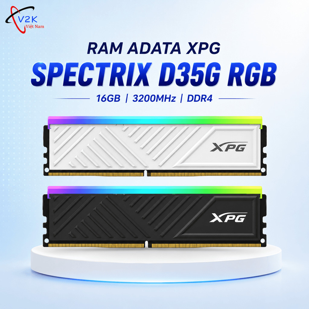 RAM Adata XPG Spectrix D35G RGB 16Gb 3200Mhz DDR4 - BH 60 Tháng