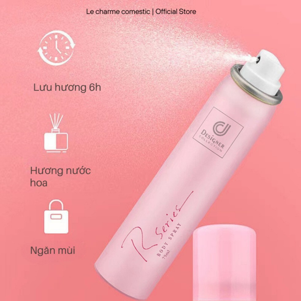 [Auth] Xịt thơm body Thái Lan Hương nước hoa Rseries Thái Lan - 75ml