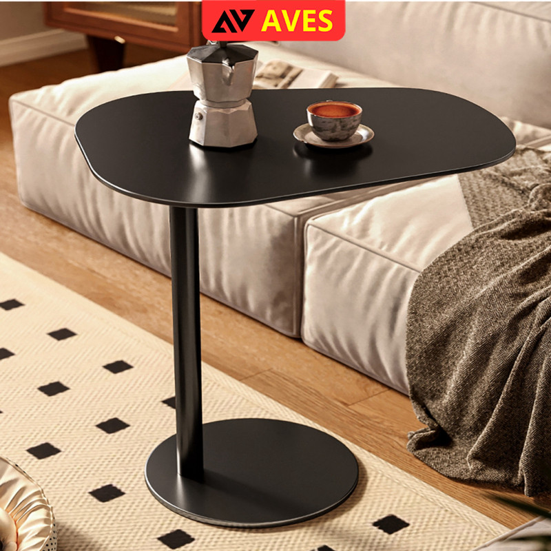 Bàn trà sofa khung thép mặt gỗ MDF trang trí phòng cực đẹp thương hiệu AVES - GM116