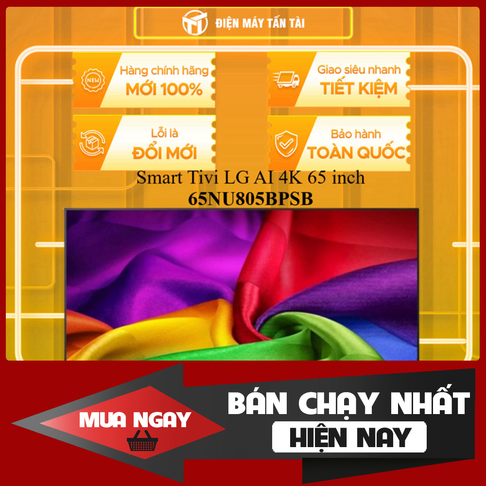 Thiết Bị Tivi LG AI 4K 65 inch 65NU805BPSB 4K HD Xác Định Chi Tiết