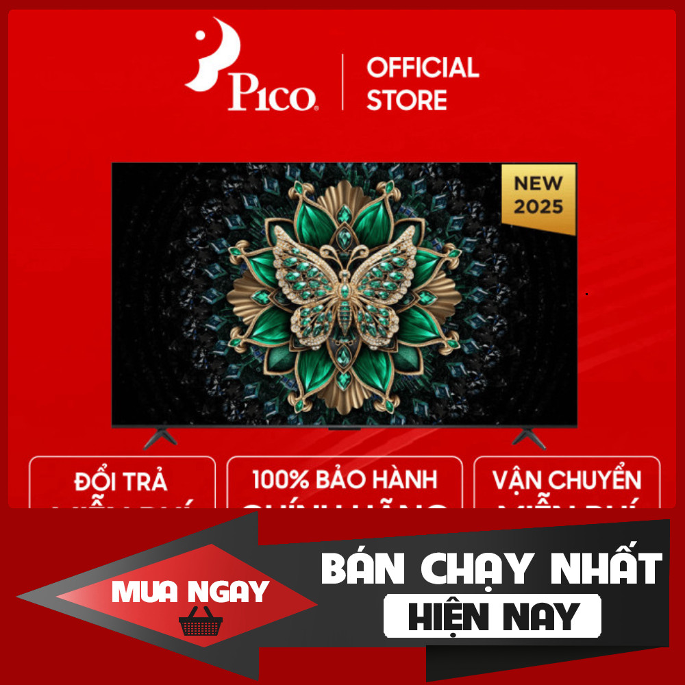 Tivi TCL QD-Mini LED 4K 75 Inch 75C6K 75 inch Màn Hình Full HD, Công Nghệ LED Tiết Kiệm Điện