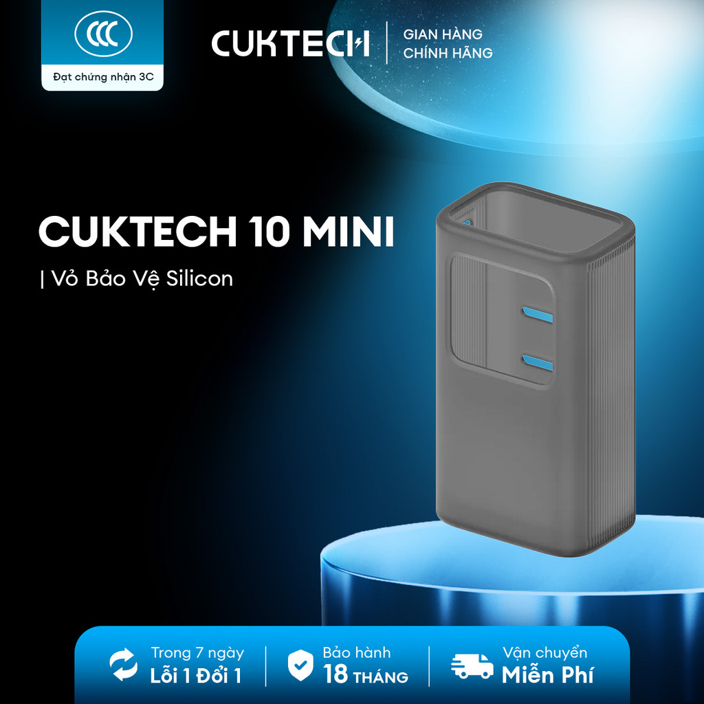 Vỏ Bảo Vệ Silicon Sạc Di động CUKTECH PB1055 PB150P PB200U