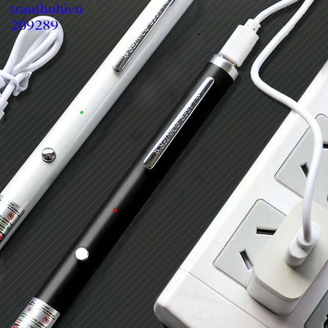 Máy chiếu Handheld Laser Pointer Laser 303 Xanh Đỏ Cực Sáng Sạc Được 3 KM