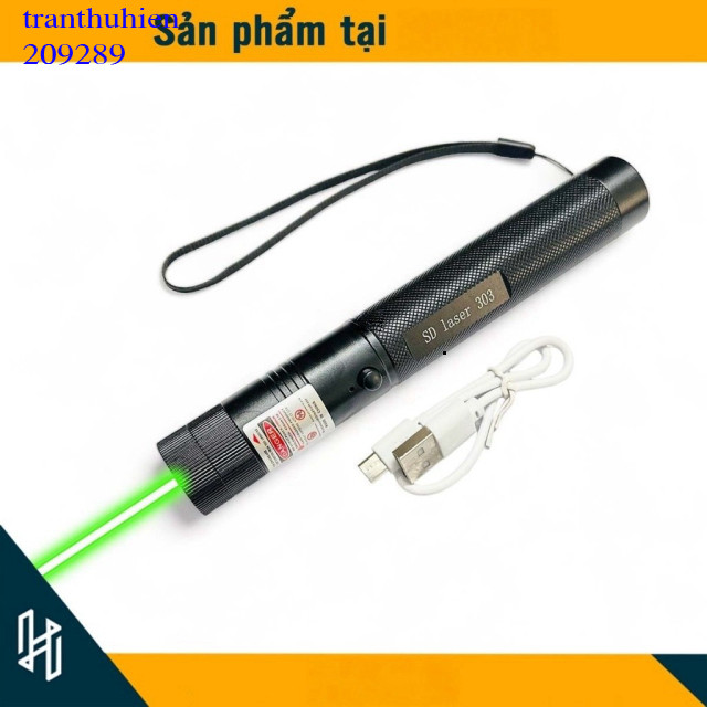 Bút trình chiếu laser 303 chính hãng cổng sạc Type-C 303