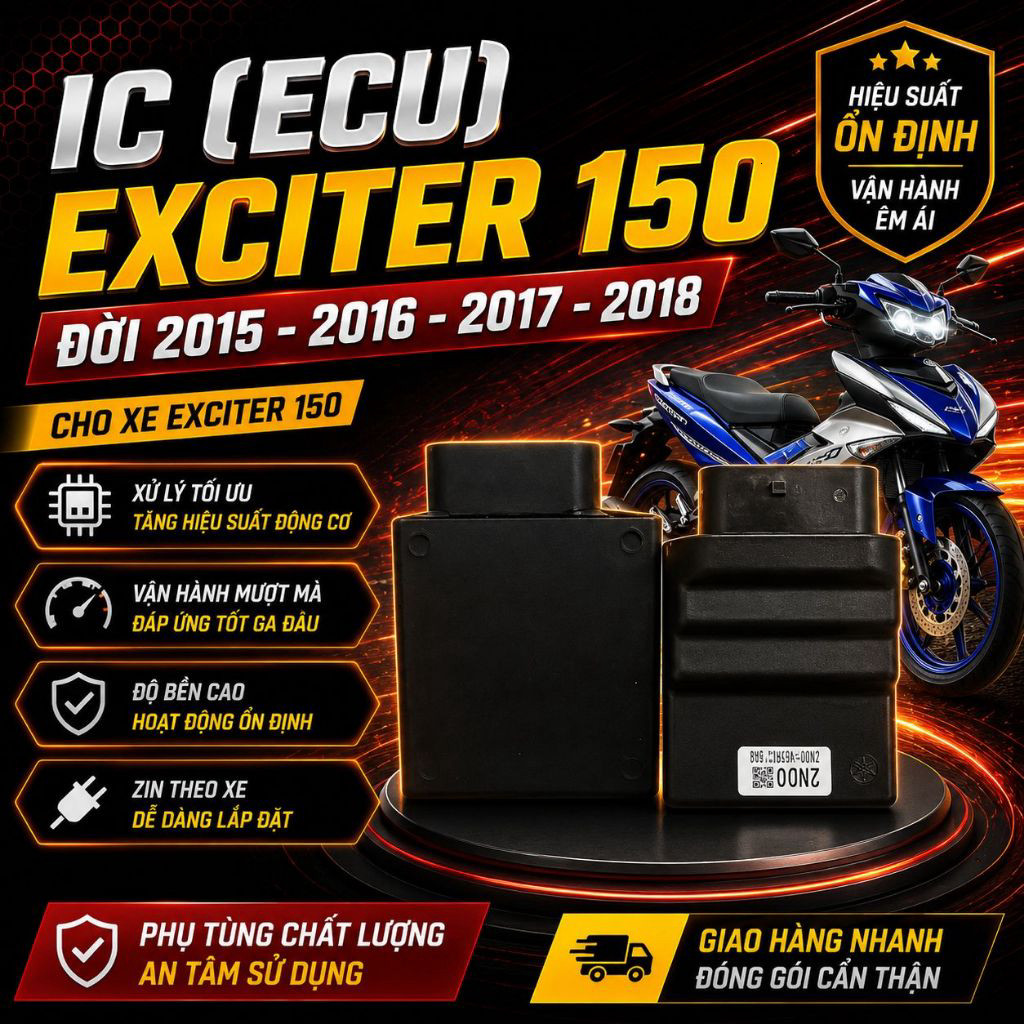 IC ECU Exciter 150 Fi 2015 2016 2017 2018 | Hộp Điều Khiển Động Cơ Exciter 150