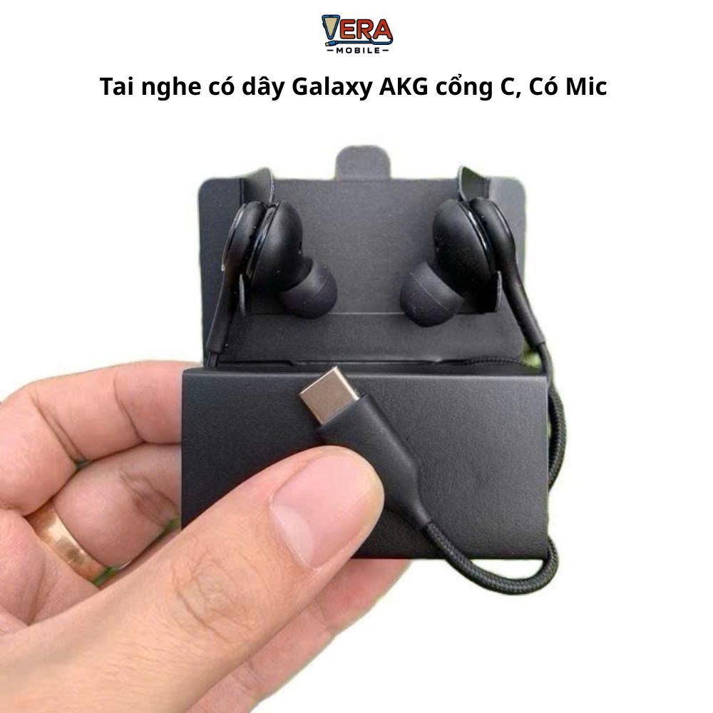 Tai nghe có dây Samsung AKG cổng C (Type C) có Mic - Hàng chính hãng