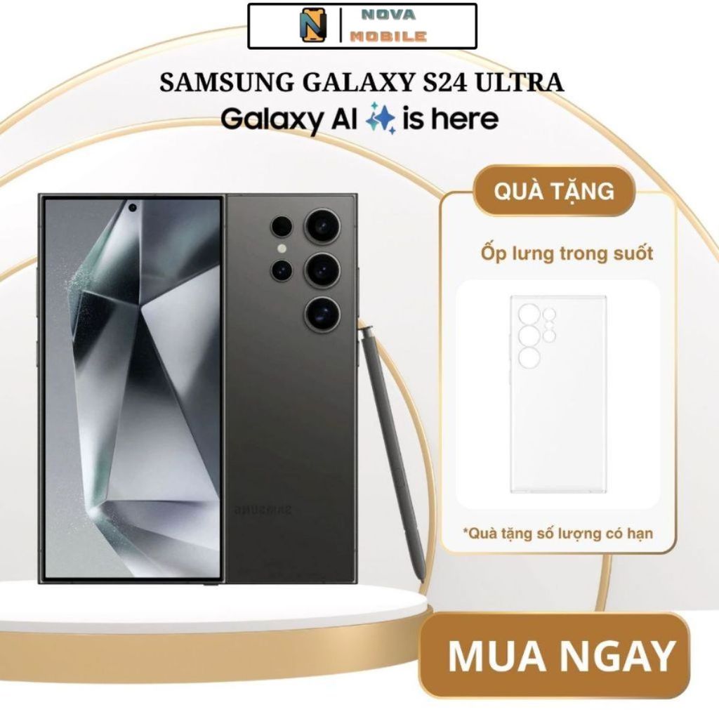 Điện thoại Samsung Galaxy S24 Ultra 12G/256G,Hàng chính hãng