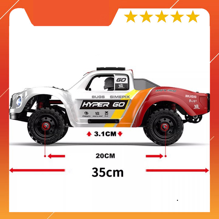 MJX R / C 14211 1 / 14 350mm RC Thẻ ngắn Xe địa hình ổ đĩa bốn bánh không chổi than