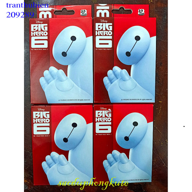 Bộ Thẻ Bài Baymax 54 Lá Anime Manga Cho Bé Thể Thao Tâm Hư ## DESCRIPTION: Bộ bài Tây anime Baymax c