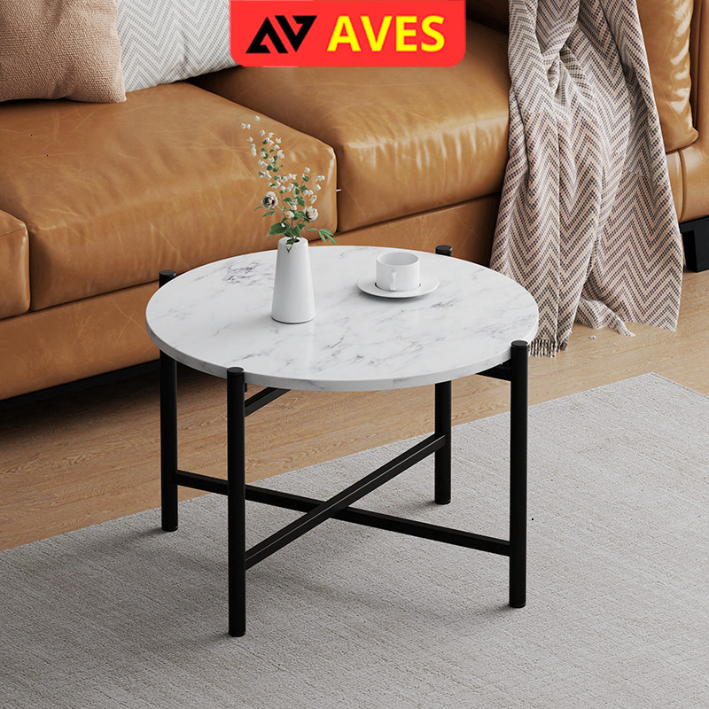Bàn trà sofa 2 tầng AVES, bàn phụ cạnh sofa phong cách hiện đại - GM15