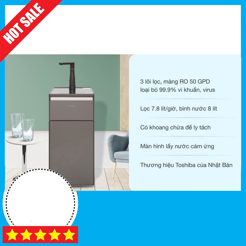 Khuyến mãi  Máy lọc nước RO Toshiba TWP-N1843SV 3 lõi 100% Mẻ Chất Lượng Cao ,.