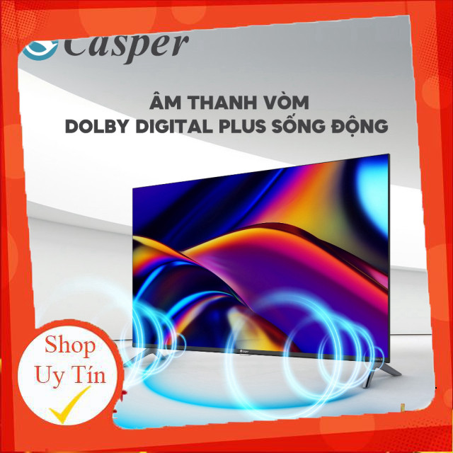 nhắn shop _  Google Tivi Casper 32 inch/ 43 inch  Full HD  32HGK610 / 43FGK610  Bảo hành 2 năm _hàng