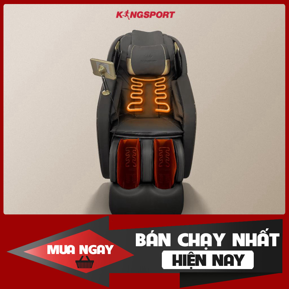 ib đặt nhanh_ Ghế massage KINGSPORT G11 New công nghệ rung sóng âm Kingsonic, 12 bài massage tự động