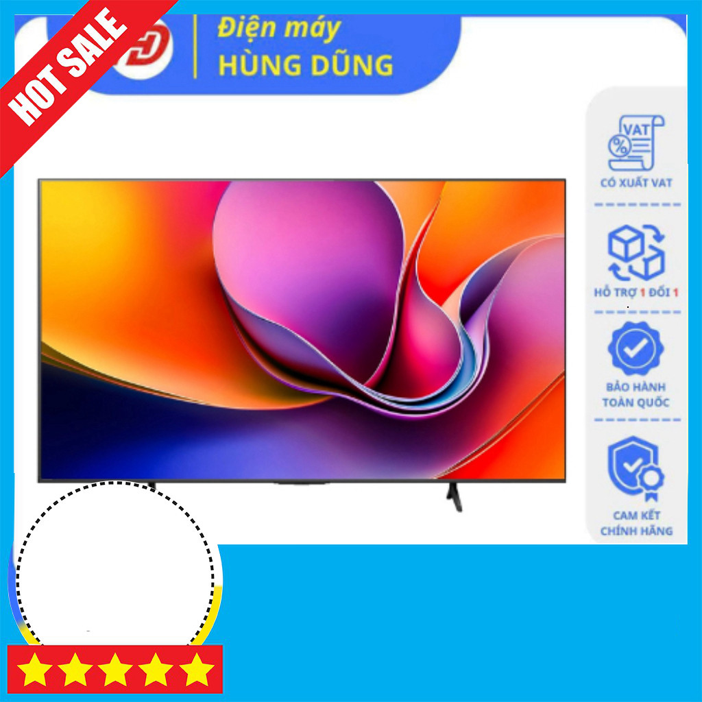 Khuyến mãi  Tivi Hời Hisense 4K 65 Inch 65A6Q Chính Hãng BAO HÀNH 24 THÁNG Freeship.