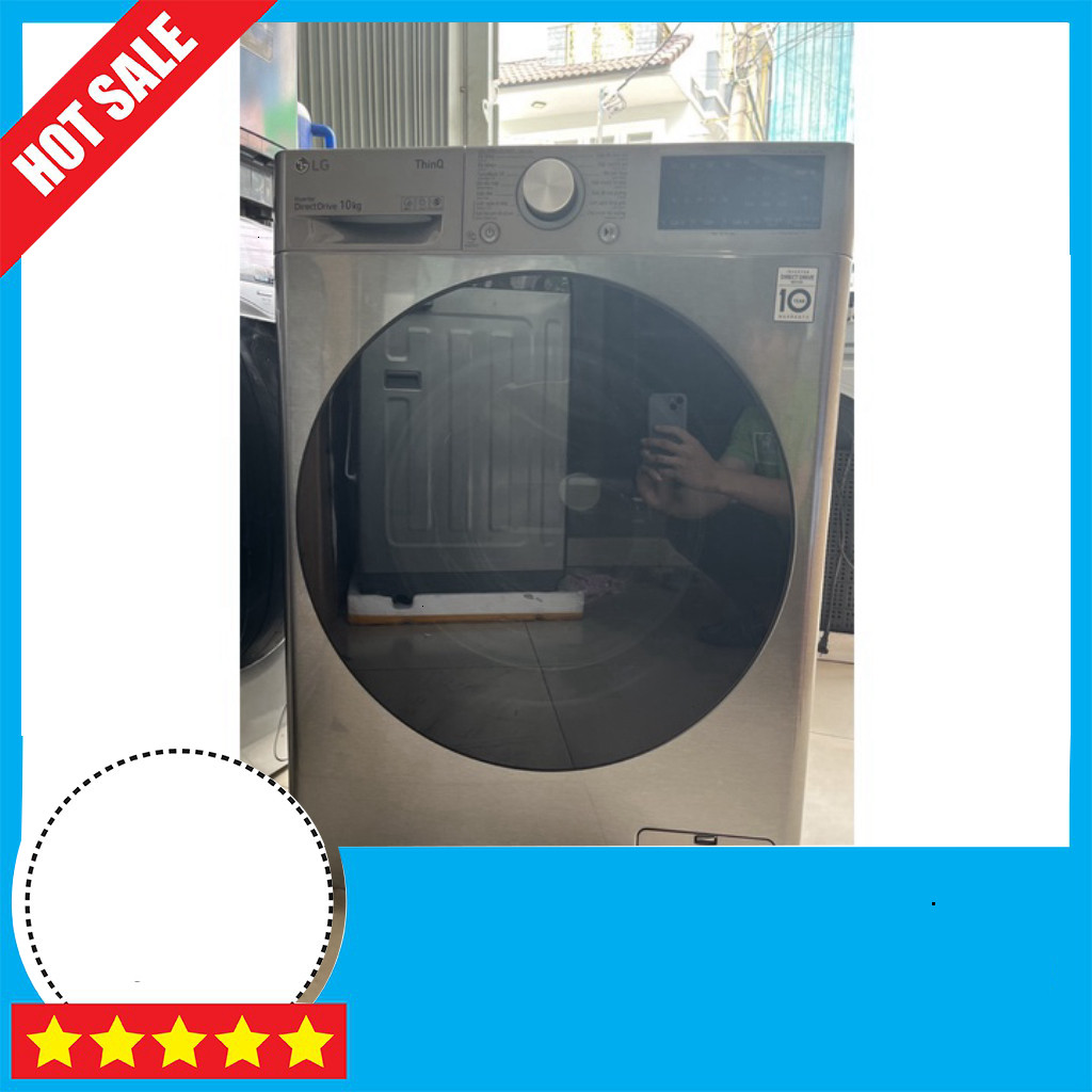Khuyến mãi  Máy Giặt LG 10kg FV1410S4P Cũ Tích Hợc Inverter Duyên Tiềm ,.