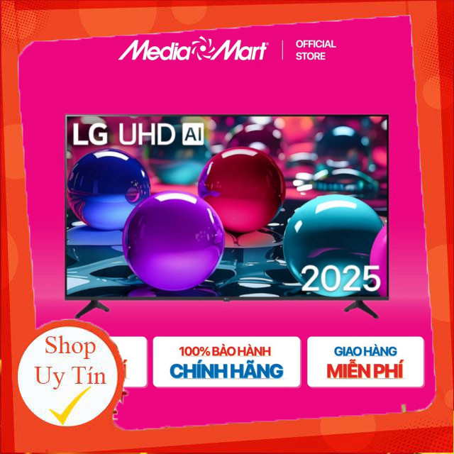 nhắn shop _  [MEDIAMART]  Smart Tivi 55 Inch LG UHD AI 4K 55UA7350PSB  FREESHIP,Bảo hànhchínhhãng _h
