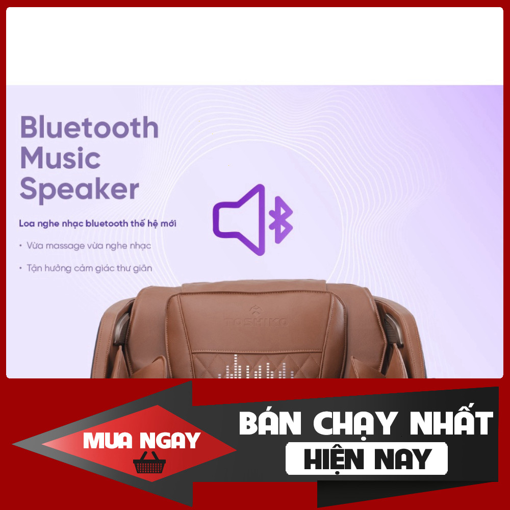 ib đặt nhanh_ Ghế massage Toshiko T90 với 12 bài tập tự động giúp hỗ trợ massage giảm đau mỏi tại nh