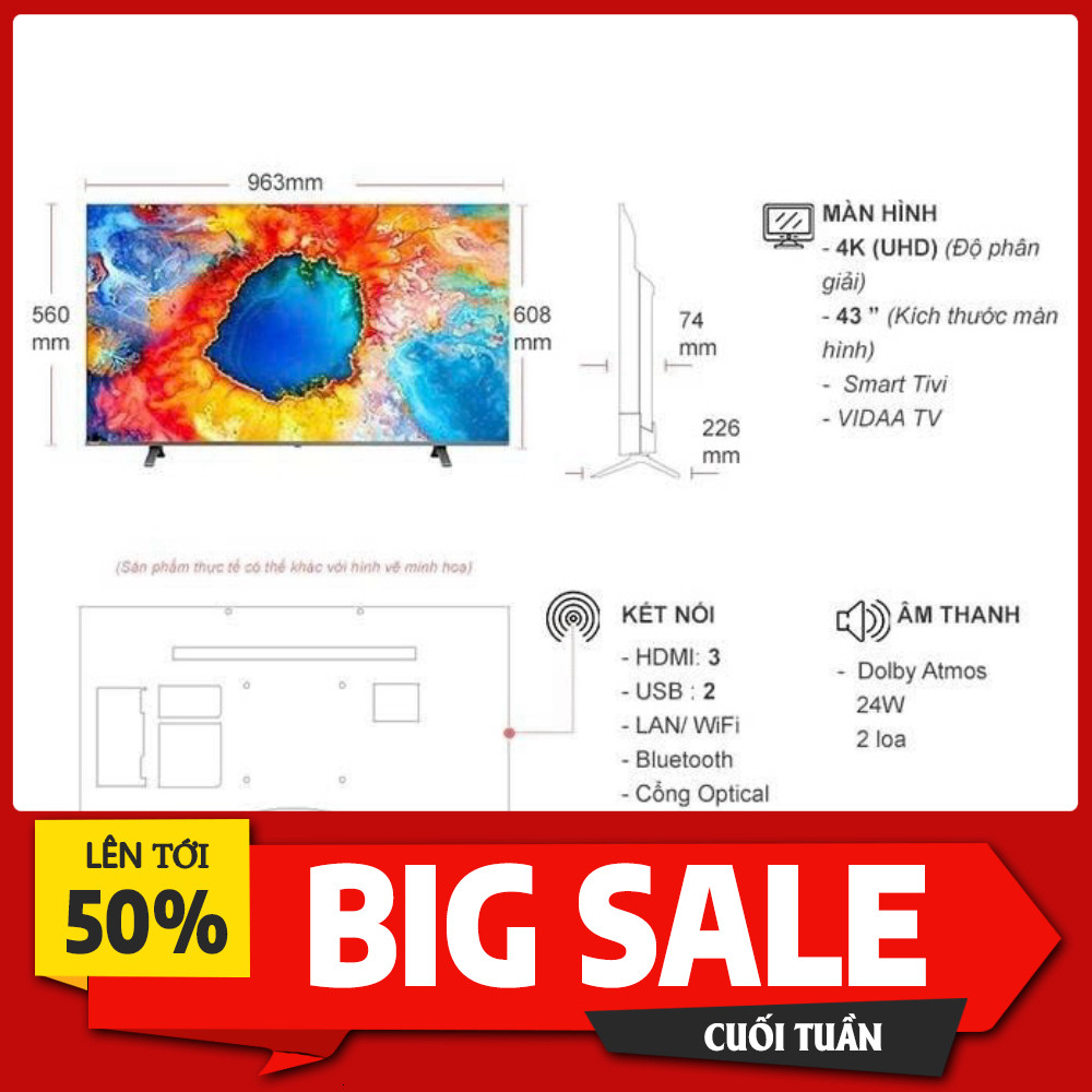 ib nhận mã giảm_ Smart Tivi Toshiba QLED 4K 43 Inch 43M450NP 2024  THÁI LAN _siêu sale