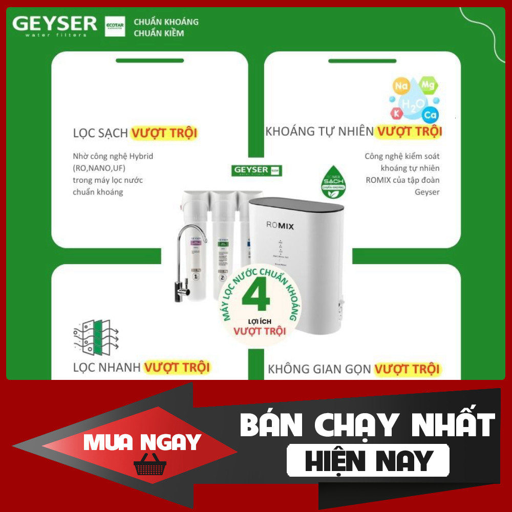 ib đặt nhanh_ Máy Lọc Nước Chuẩn Khoáng Geyser Ecotar 9 ROMIX  Hàng Chính Hãng Geyser Việt Nam _giao