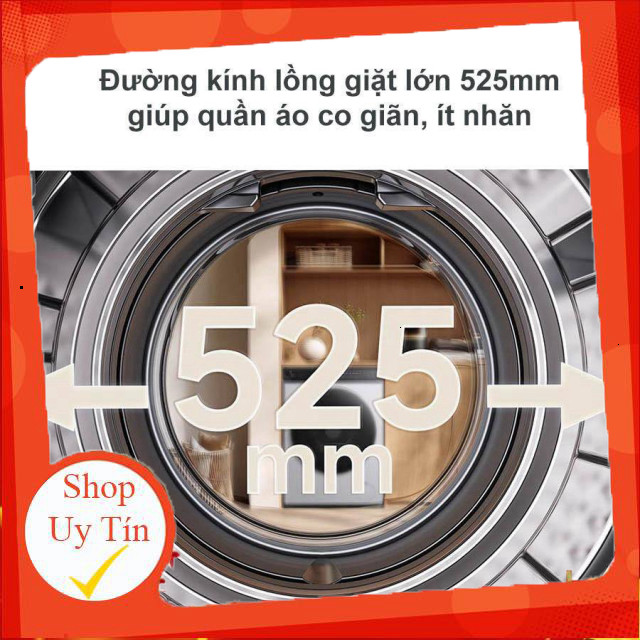 nhắn shop _  Máy Giặt Sấy Xiaomi Mijia MJ104 Giặt 10kg, sấy 7kg – 26 chương trình giặt sấy, khử trùn