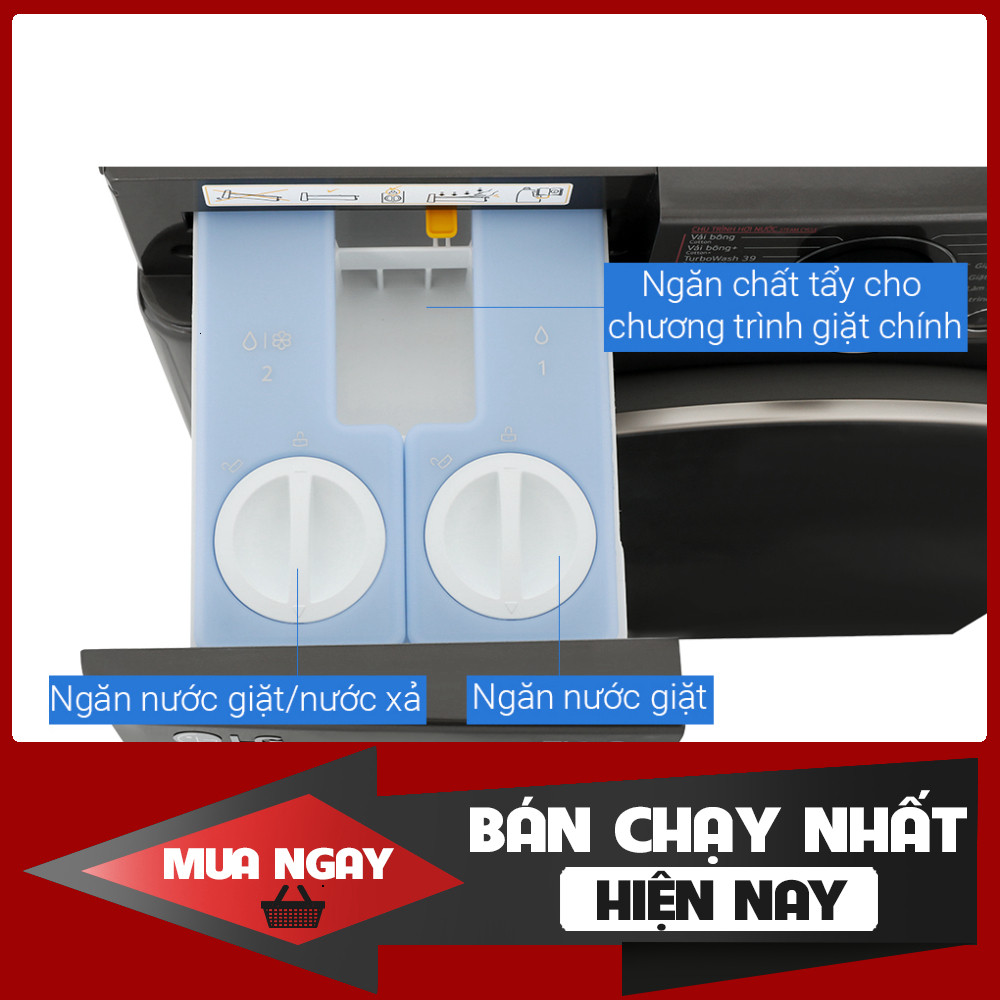 ib đặt nhanh_ Máy giặt LG AI DD Inverter 12 kg FV1412S3BA 2023  Điện Máy Kho Rẻ _hàng mới chính hãng