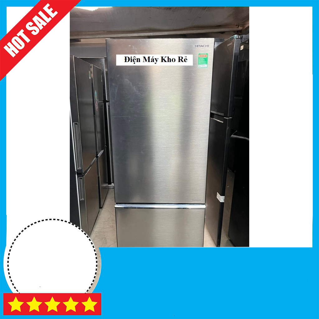 Khuyến mãi  Tủ Lạnh Hitachi Inverter 275L R-B330PGV8 BSL Dòng Tiết Kiệm Điện Nóng Lạnh Sắt Ròn ,.