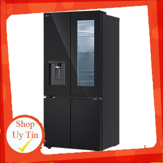 nhắn shop _  Tủ lạnh LG Inverter 612 lít Multi Door InstaView LFD61BLGAI màu đen _hàng mới