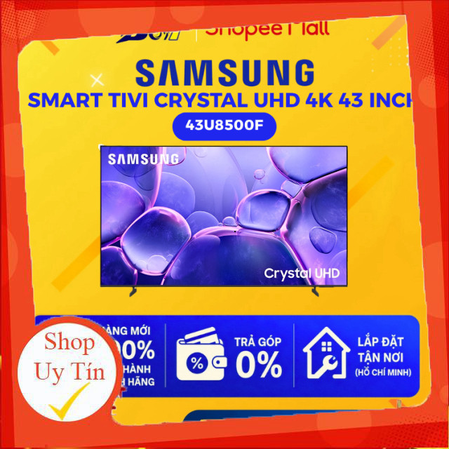 nhắn shop _  43U8500F  Smart Tivi Crystal UHD Samsung 4K 43 inch UA43U8500F  Hàng Chính Hãng _hàng m