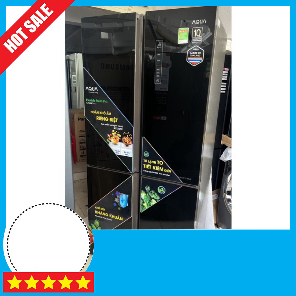 Khuyến mãi  Tủ Lạnh Aqua Inverter 456 lít GB AQR-IG525AM 2017 Tiết Kiệm Điện Bảo Hành Chất Lượng Cao