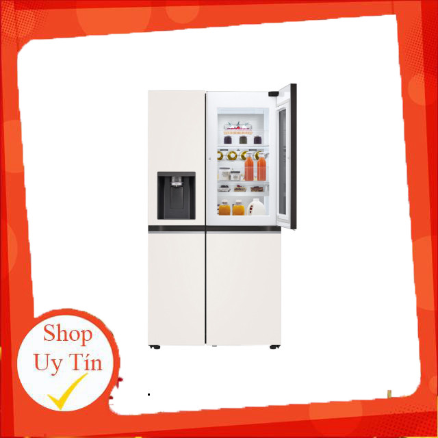 nhắn shop _  X257BG Tủ lạnh LG Inverter 635 Lít Side By Side InstaView DoorinDoor GRX257BG _hàng mới