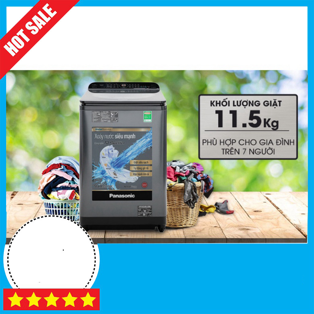 Khuyến mãi  Máy Giặt Panasonic Inverter 11.5 Kg NA-FD11AR1BV Cấp Sức Lạnh Nước Cấp Dụng Cấp ,.
