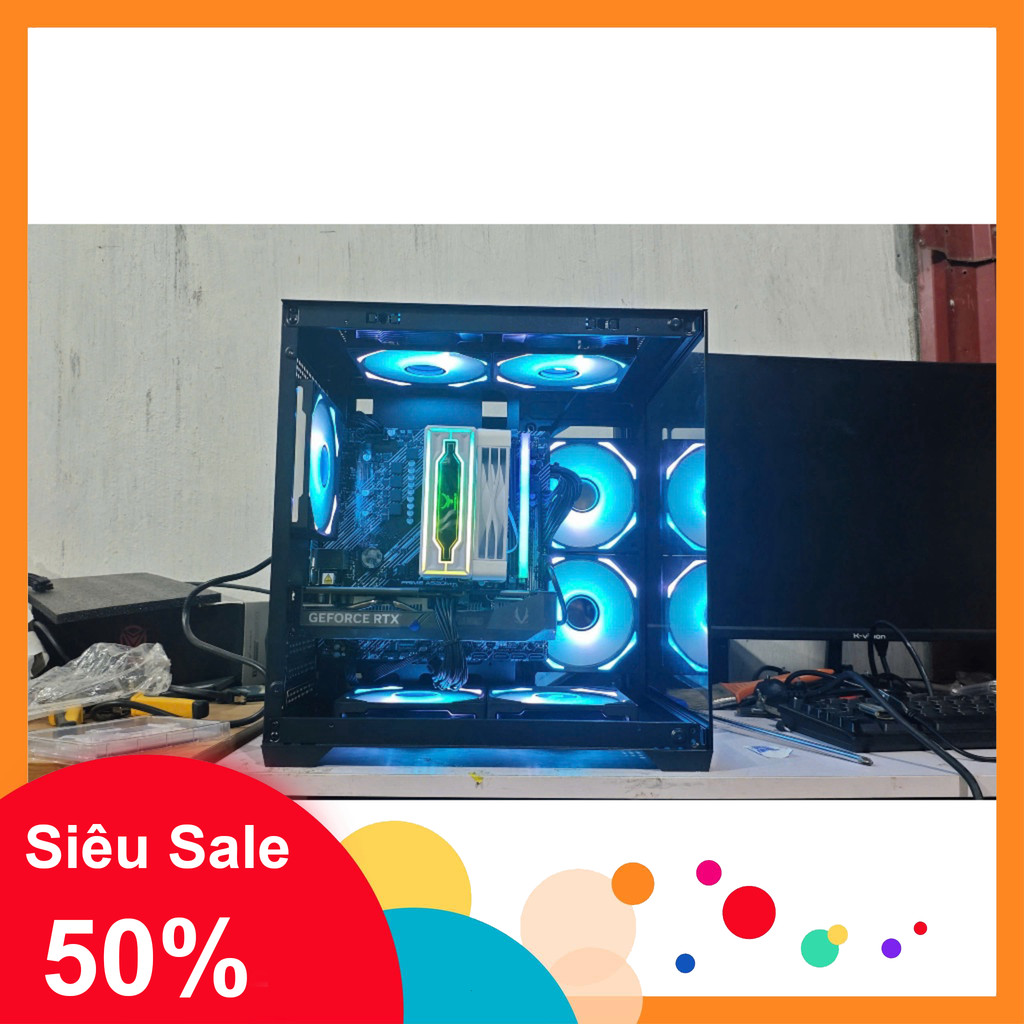 ib nhận mã giảm_ PC Gaming i5 11400F siêu mạnh mẽ, Main H510M, RAM 16GB, NVME 256GB cho giải trí và 