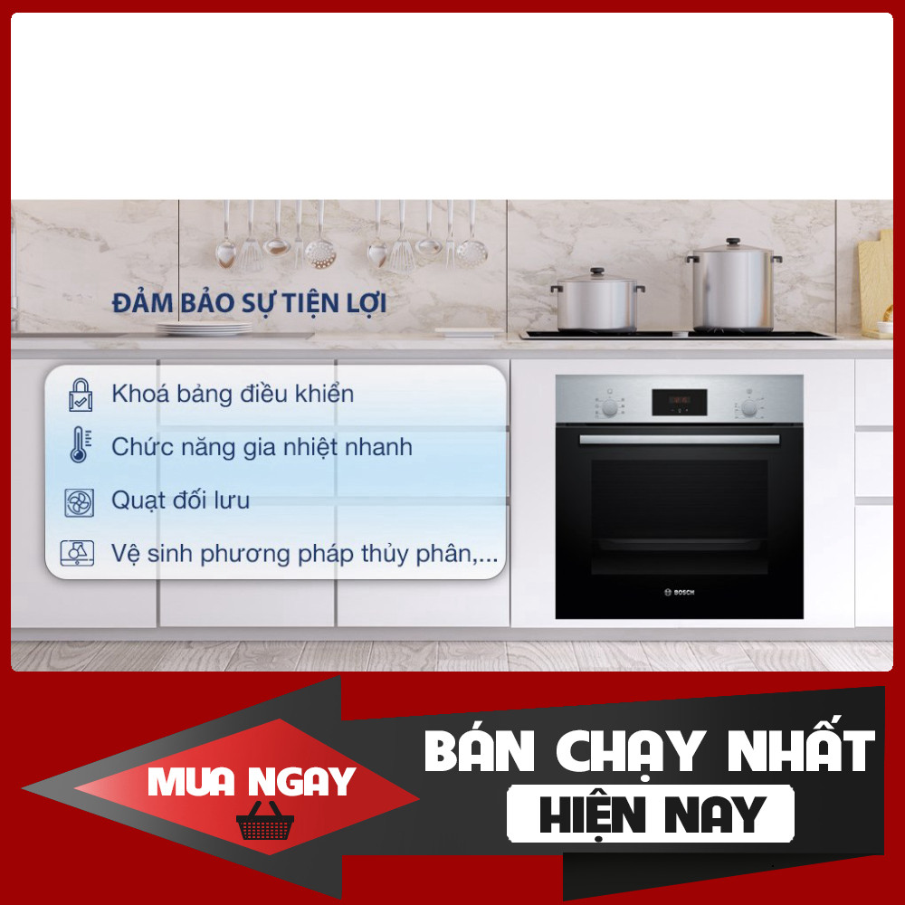 ib đặt nhanh_ Lò Nướng Âm Tủ Bosch HBF133BS0A  Điện Máy Kho Rẻ _hàng mới chính hãng