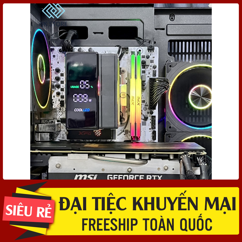 ib đặt hàng_ Thùng PC Gaming Elite 1 | I5 12400F, Ram 32GB, VGA RTX 3050/ 3060/ 5060 Full New (BH 36